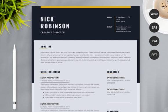 Download Resume Template / CV - Premium Bundle